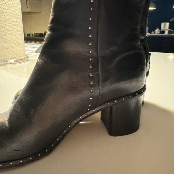 Rag and Bone Leather Boots - Size 38.5 - Picture 5 of 5